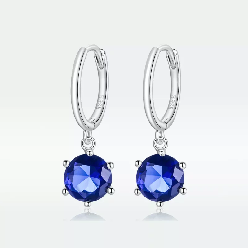 (afbeelding voor) Pandora Style Cz Oorhangers - SCE1020-BU - Bekijken 5