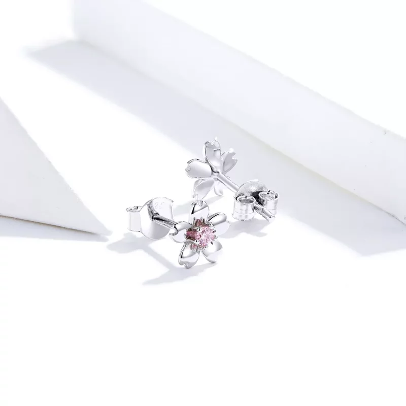 (afbeelding voor) Pandora Style Daisy Bloem Stud Oorknopjes - SCE784 - Bekijken 3