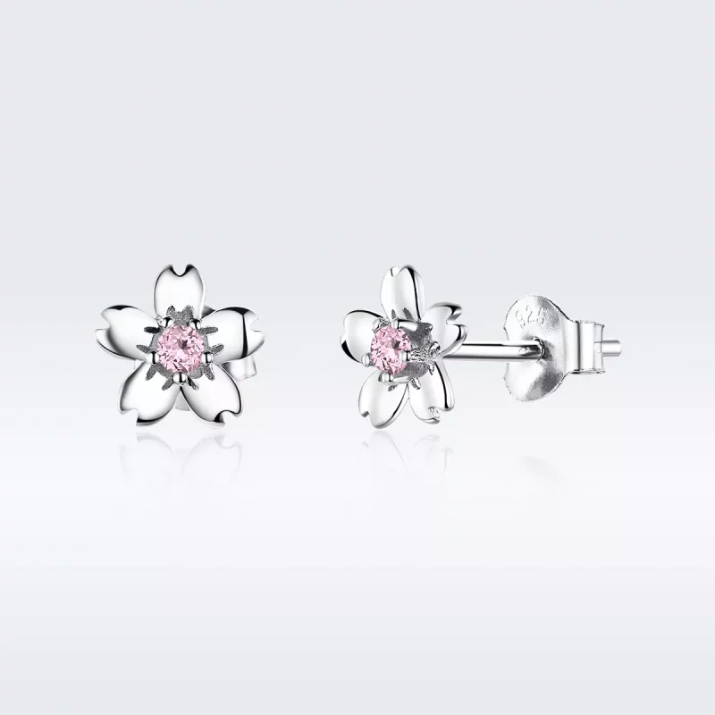 (afbeelding voor) Pandora Style Daisy Bloem Stud Oorknopjes - SCE784