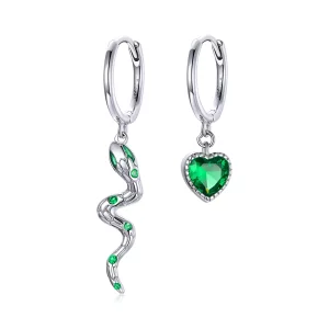 Pandora Style De liefde van de slang en het groene hart Oorhangers - SCE1006 (afbeelding voor) Pandora Style De liefde van de slang en het groene hart Oorhangers - SCE1006