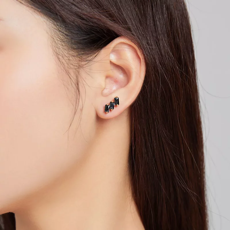 (afbeelding voor) Pandora Style Degelijk Oorknopjes - SCE1051-BK - Bekijken 5