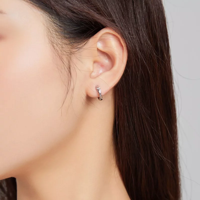 (afbeelding voor) Pandora Style Delicate visgraten Oorringen - SCE1108 - Bekijken 5