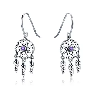 (afbeelding voor) Pandora Style Dromenvanger Oorhangers - SCE394