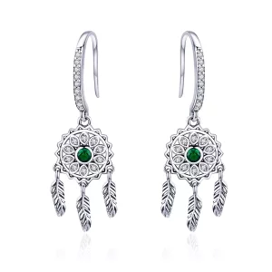 (afbeelding voor) Pandora Style Dromenvanger Oorhangers - SCE441