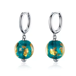 (afbeelding voor) Pandora Style Droomglas Oorhangers - SCE817