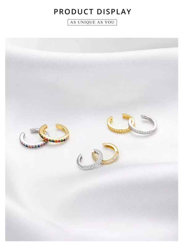 (afbeelding voor) Pandora Style Eenvoudig Oorclip - SCE996-B - Bekijken 2
