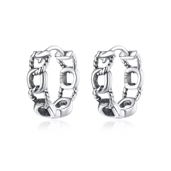 (afbeelding voor) Pandora Style Eenvoudige ketting Oorringen - SCE960