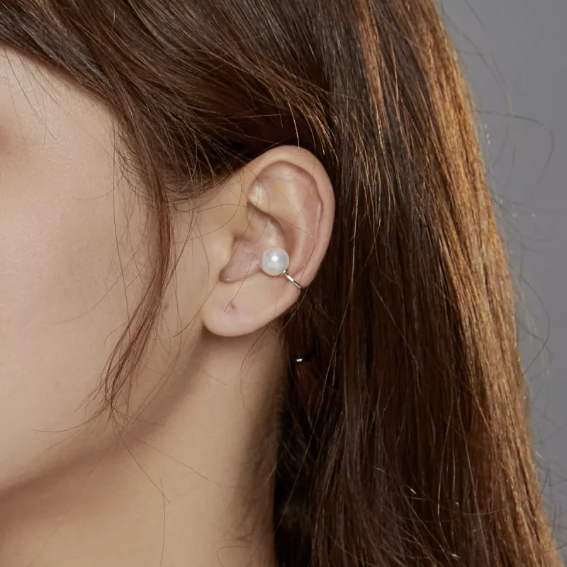 (afbeelding voor) Pandora Style Eenvoudige schelp Oorknopjes - BSE438 - Bekijken 7