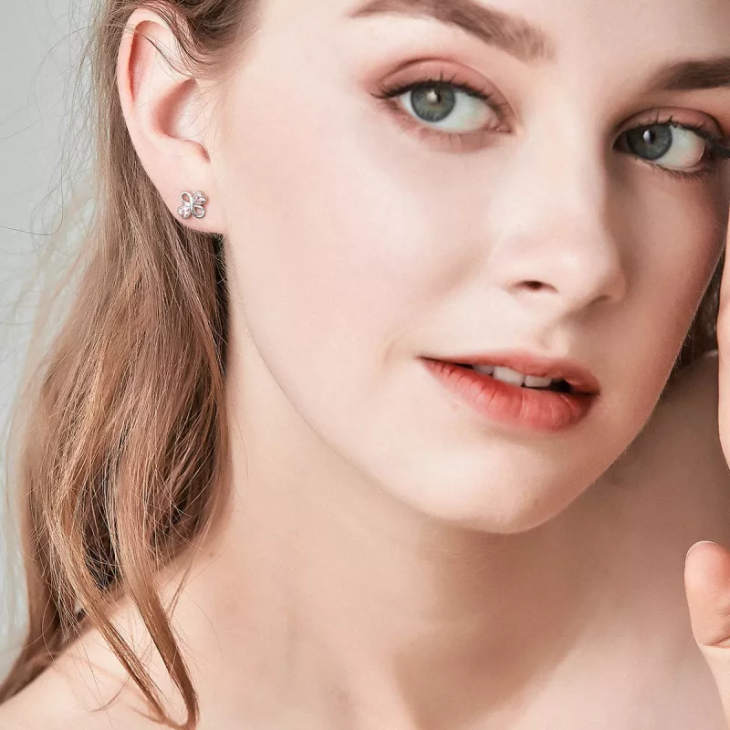 (afbeelding voor) Pandora Style Eindeloze liefde Oorknopjes - SCE455 - Bekijken 3