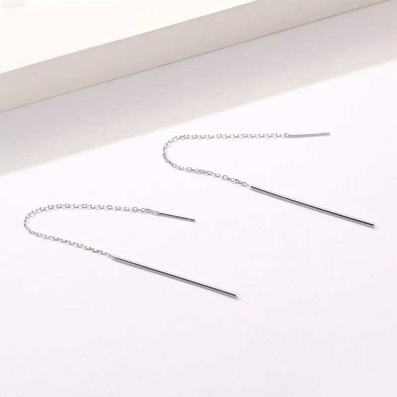 (afbeelding voor) Pandora Style Elegante lijn Oorhangers - SCE490 - Bekijken 3