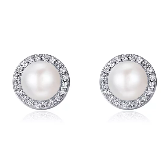 (afbeelding voor) Pandora Style Elegante monoloog Oorknopjes - SCE122