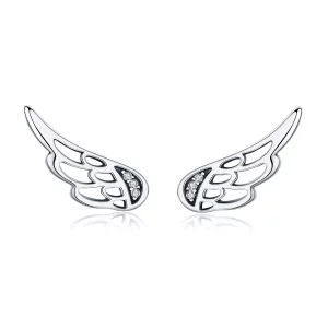 (afbeelding voor) Pandora Style Elfenvleugels Oorknopjes - SCE343