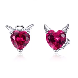 Pandora Style engel en duivel Oorknopjes - SCE414 (afbeelding voor) Pandora Style engel en duivel Oorknopjes - SCE414