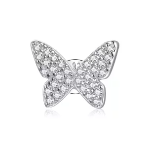 Pandora Style Enkele vlinder Oorknopjes - SCE1068 (afbeelding voor) Pandora Style Enkele vlinder Oorknopjes - SCE1068
