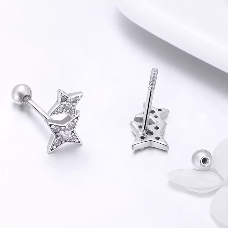 (afbeelding voor) Pandora Style Fascinerend sterrenlicht Oorknopjes - SCE432 - Bekijken 3