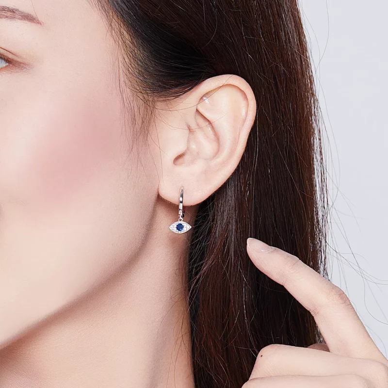 (afbeelding voor) Pandora Style Gelukkige Ogen Oorhangers - BSE274 - Bekijken 7