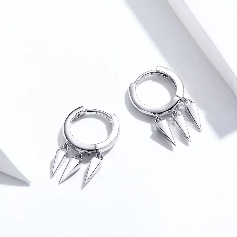 (afbeelding voor) Pandora Style Geometrisch Oorhangers - SCE779 - Bekijken 2