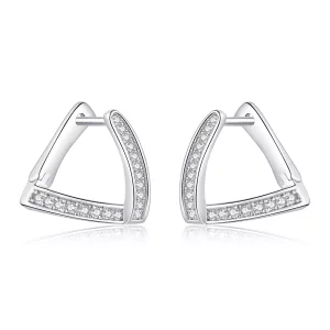 Pandora Style Geometrisch Oorringen - SCE975 (afbeelding voor) Pandora Style Geometrisch Oorringen - SCE975