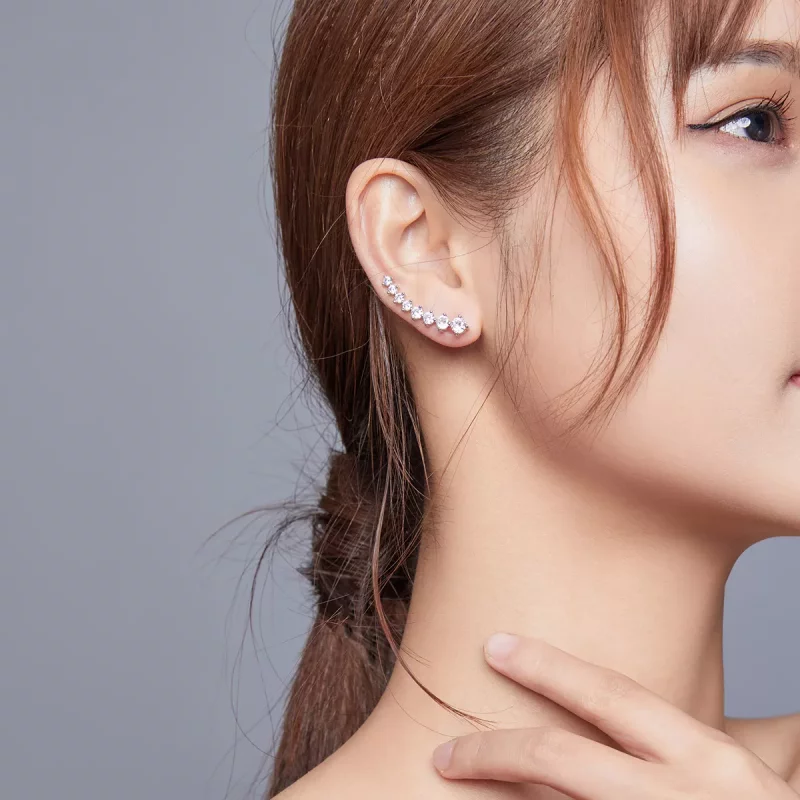 (afbeelding voor) Pandora Style Glanzend licht Oorknopjes - SCE920 - Bekijken 5