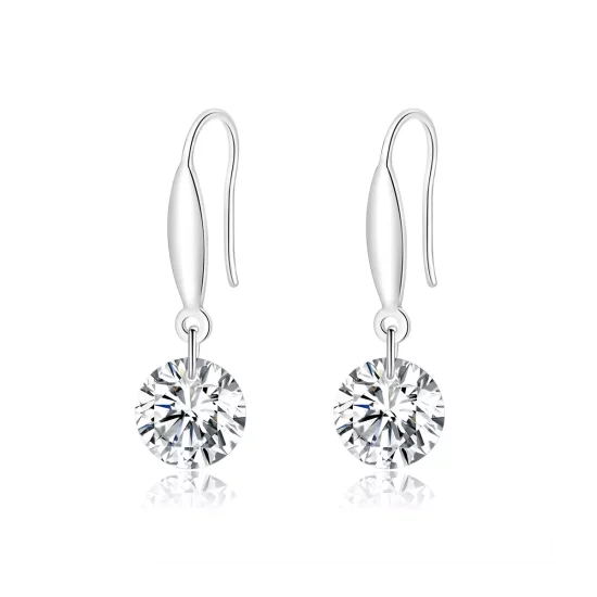 (afbeelding voor) Pandora Style Glanzend Meisje Oorhangers - BSE212