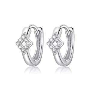 (afbeelding voor) Pandora Style Glanzende diamant Oorringen - SCE1048