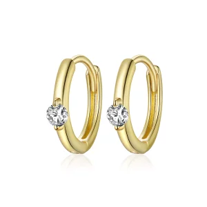 (afbeelding voor) Pandora Style Glanzende diamant Oorringen - SCE1050-B