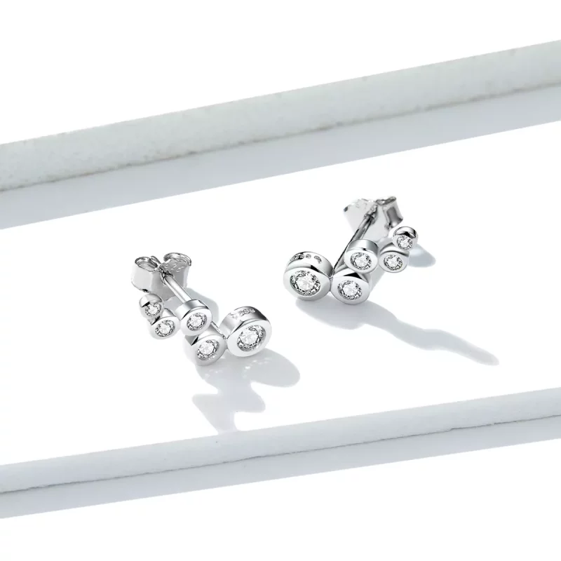 (afbeelding voor) Pandora Style Glanzende elegantie Oorknopjes - BSE235 - Bekijken 2