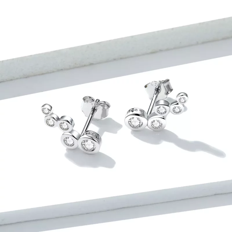 (afbeelding voor) Pandora Style Glanzende elegantie Oorknopjes - BSE235 - Bekijken 4