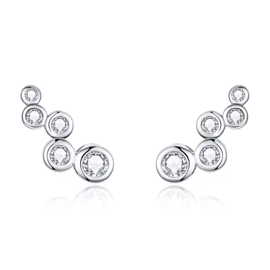 (afbeelding voor) Pandora Style Glanzende elegantie Oorknopjes - BSE235