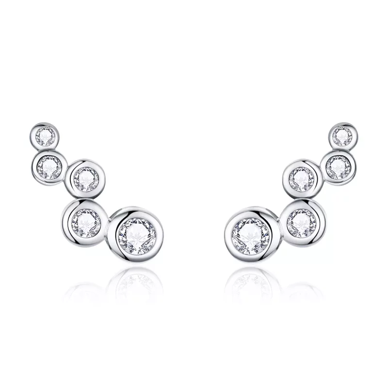 (afbeelding voor) Pandora Style Glanzende elegantie Oorknopjes - BSE235