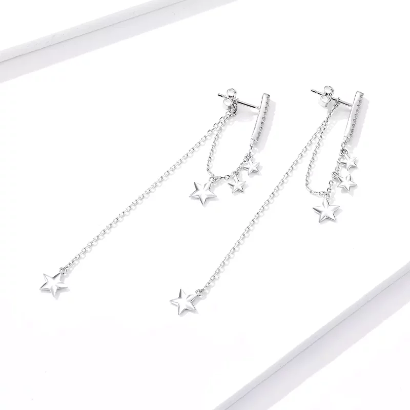 (afbeelding voor) Pandora Style Glanzende mango Oorhangers - BSE349 - Bekijken 2
