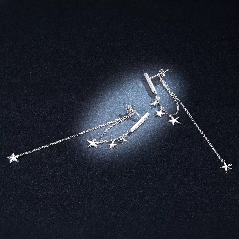 (afbeelding voor) Pandora Style Glanzende mango Oorhangers - BSE349 - Bekijken 5