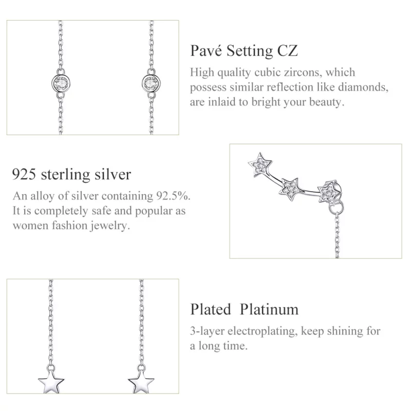 (afbeelding voor) Pandora Style Glanzende mango Oorhangers - SCE727 - Bekijken 3