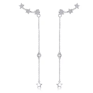 Pandora Style Glanzende mango Oorhangers - SCE727 (afbeelding voor) Pandora Style Glanzende mango Oorhangers - SCE727