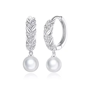 (afbeelding voor) Pandora Style Glanzende Tarwe Oorhangers - BSE446
