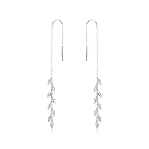 Pandora Style Glanzende Tarwe Oorhangers - BSE447 (afbeelding voor) Pandora Style Glanzende Tarwe Oorhangers - BSE447
