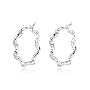 (afbeelding voor) Pandora Style Golf Oorringen - SCE976