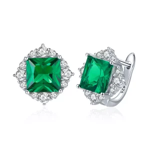(afbeelding voor) Pandora Style Groene Aurora Oorknopjes - SCE540