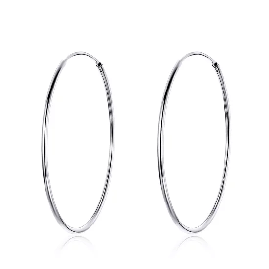 (afbeelding voor) Pandora Style Grote oorring Oorringen - SCE598