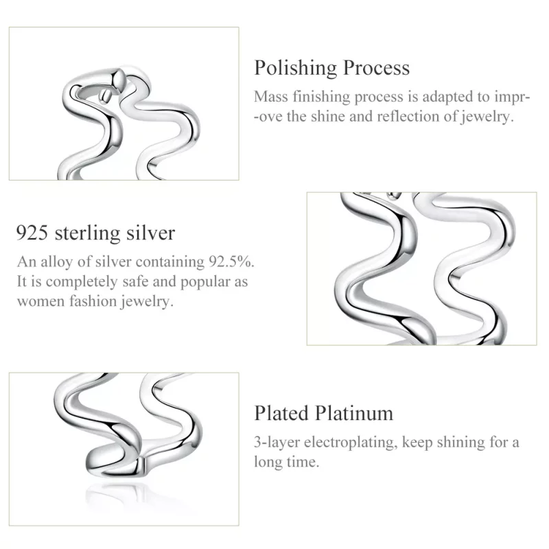 (afbeelding voor) Pandora Style Hartslagen Radialen Oorknopjes - SCE672 - Bekijken 3