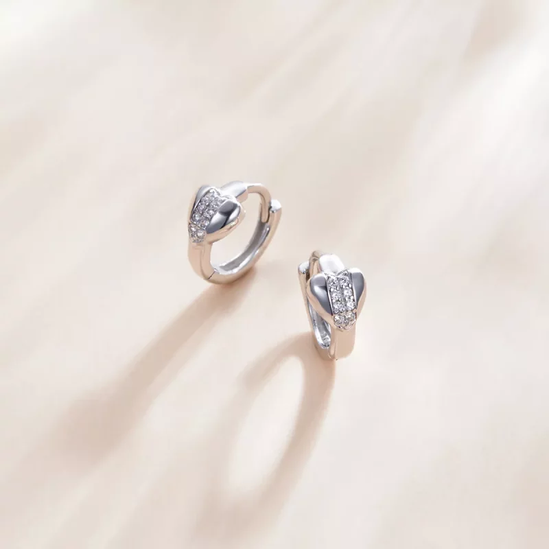 (afbeelding voor) Pandora Style Heldere Liefde Oorringen - SCE1109 - Bekijken 2