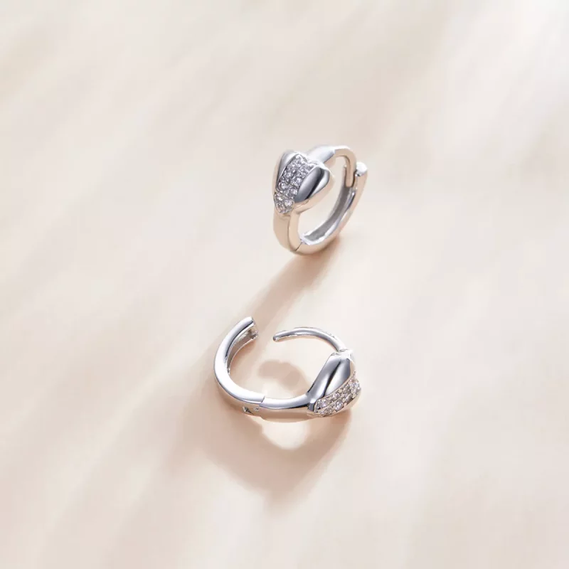(afbeelding voor) Pandora Style Heldere Liefde Oorringen - SCE1109 - Bekijken 3