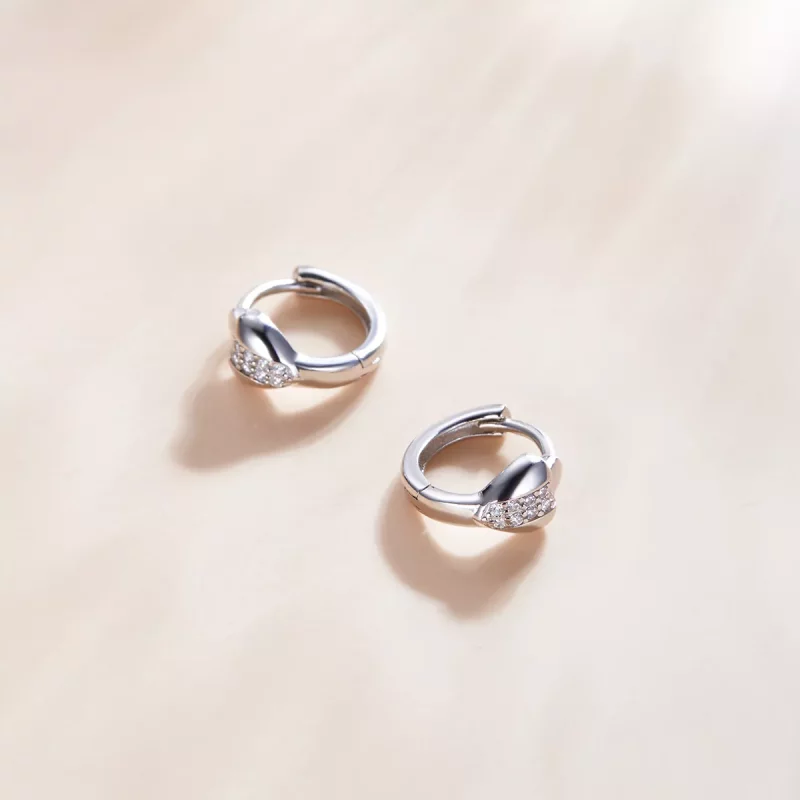 (afbeelding voor) Pandora Style Heldere Liefde Oorringen - SCE1109 - Bekijken 4