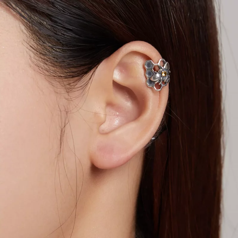 (afbeelding voor) Pandora Style Homing Bij Oorknopjes - SCE1171 - Bekijken 6