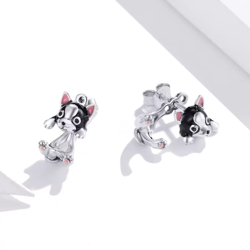(afbeelding voor) Pandora Style Hond Oorknopjes - SCE978 - Bekijken 4