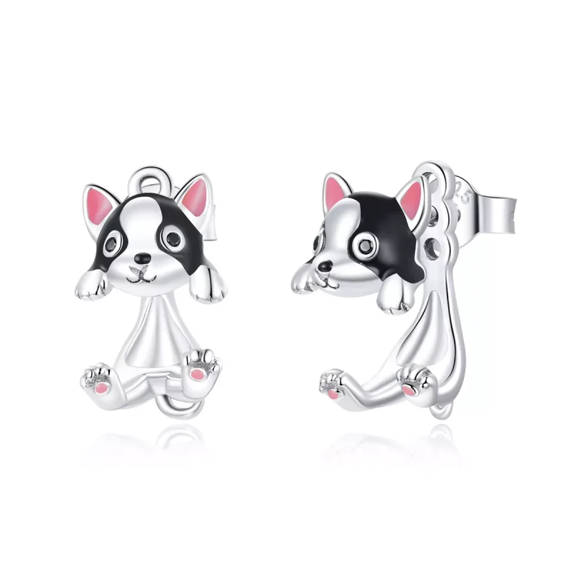 (afbeelding voor) Pandora Style Hond Oorknopjes - SCE978
