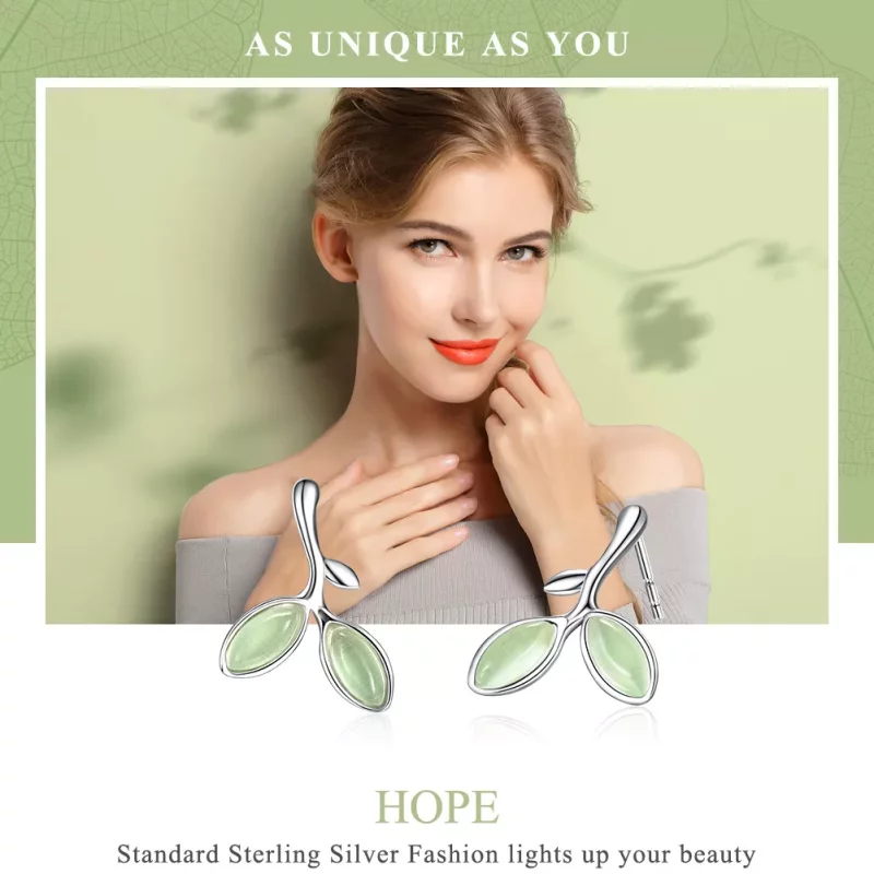 (afbeelding voor) Pandora Style Hoop Oorknopjes - SCE465 - Bekijken 2