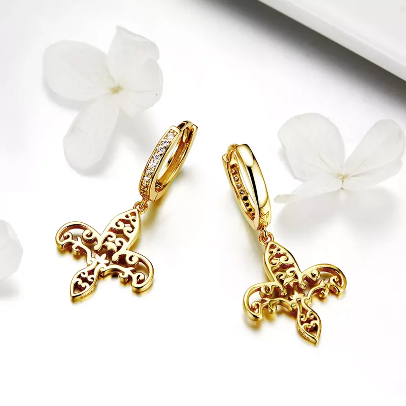 (afbeelding voor) Pandora Style Iris Oorhangers - SCE535 - Bekijken 3