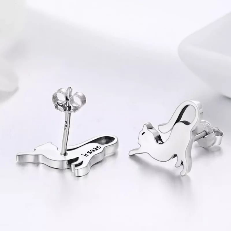 (afbeelding voor) Pandora Style Kitty spelen Oorknopjes - SCE366 - Bekijken 3
