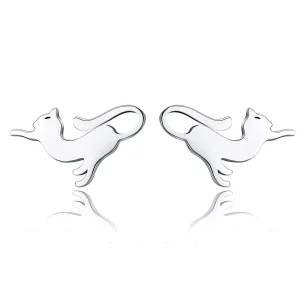 (afbeelding voor) Pandora Style Kitty spelen Oorknopjes - SCE366